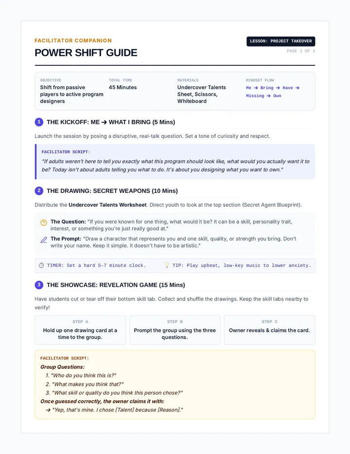 Power Shift Facilitator Guide