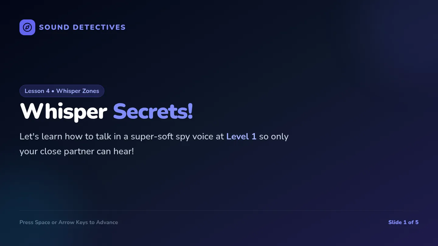 Whisper Secrets Slides