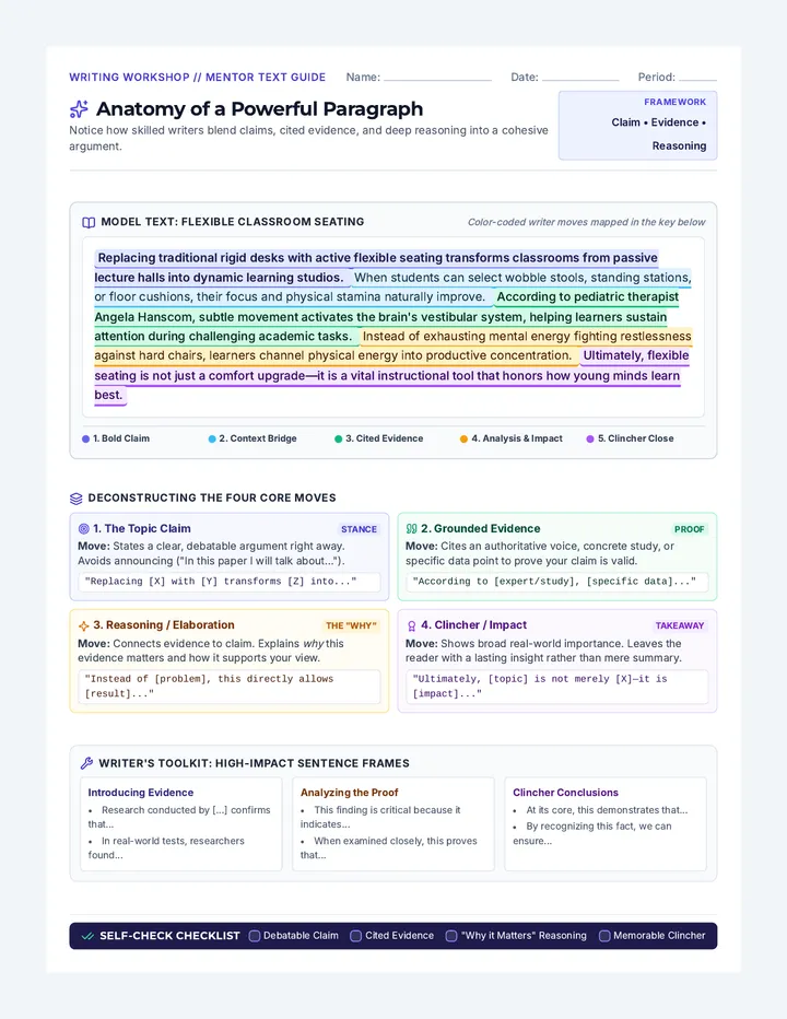 Paragraph Power Handout