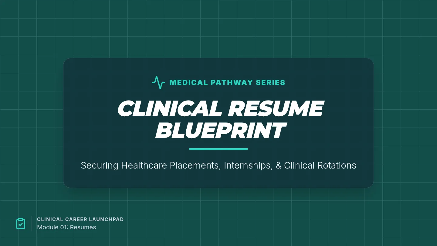 Resume Blueprint Slides