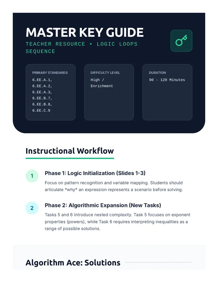Master Key Guide
