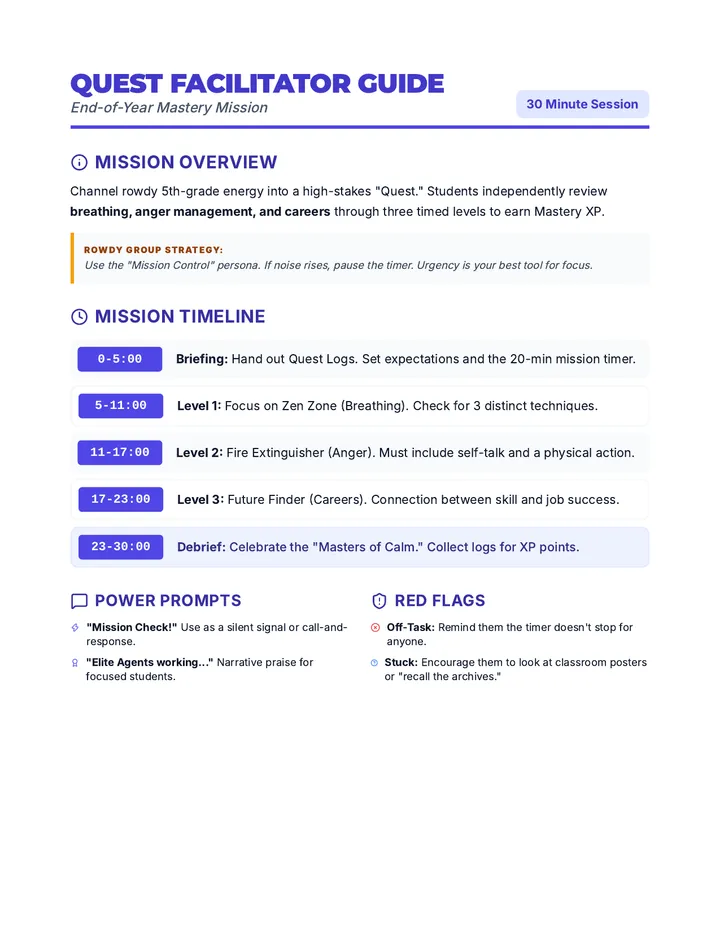 Quest Facilitator Guide