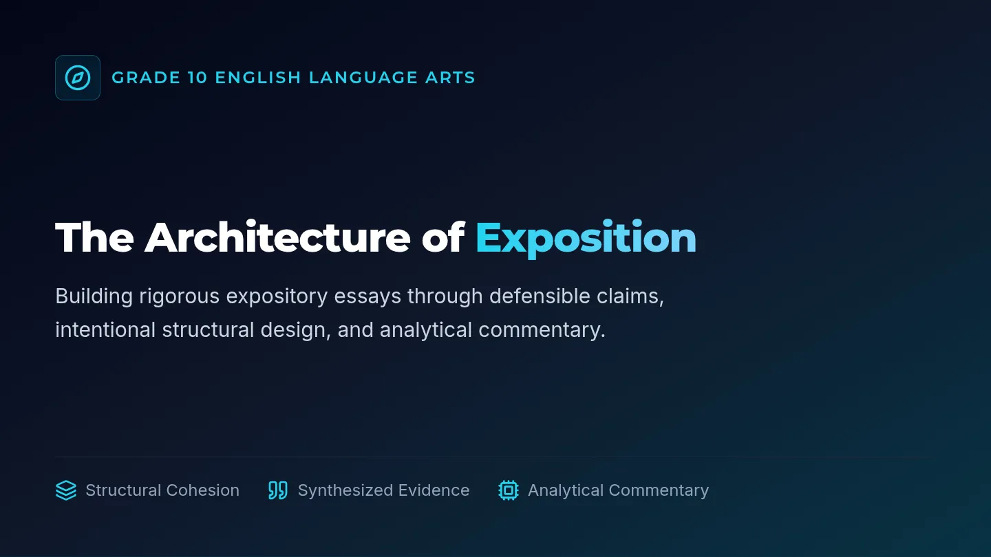 Essay Architecture Slides
