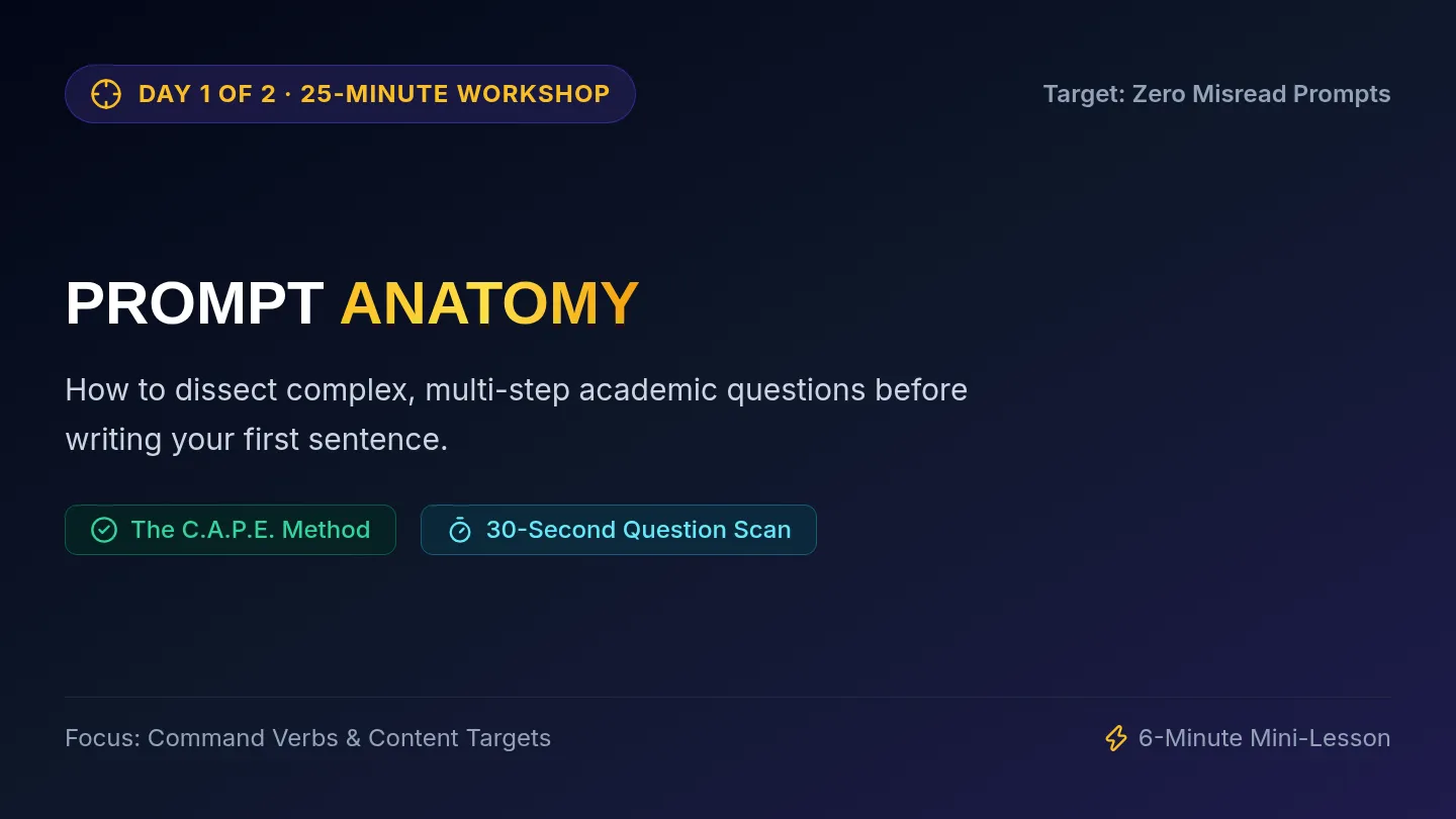 Prompt Anatomy Slides