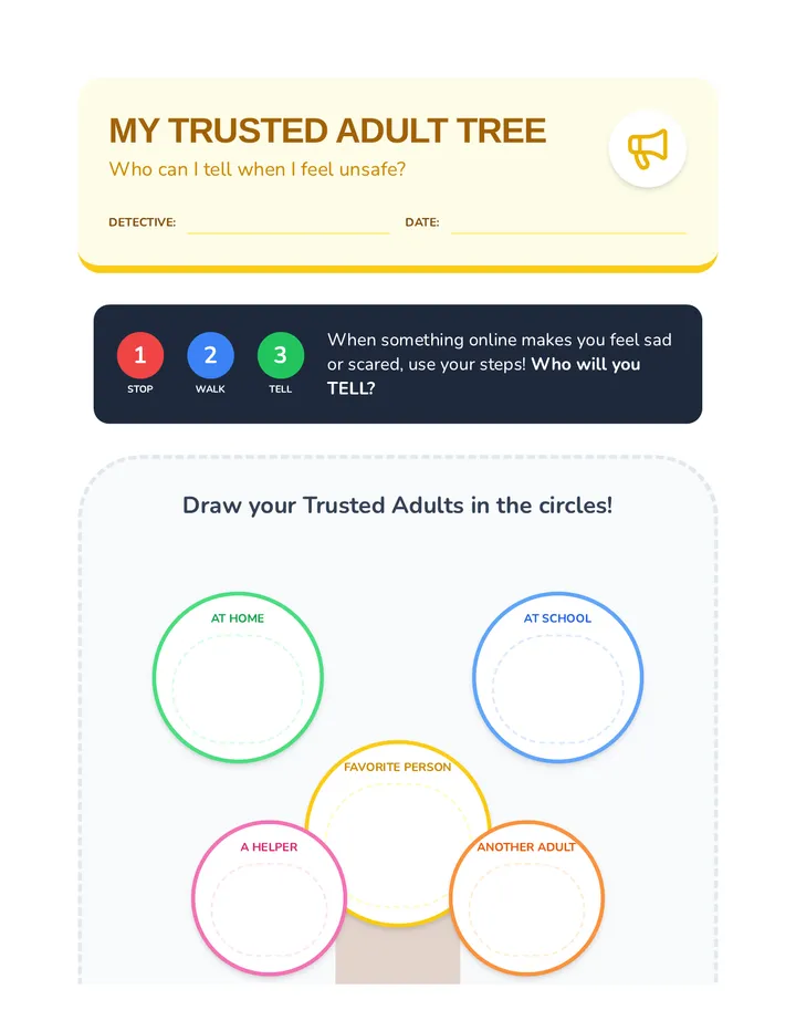Trusted Adult Tree Activity