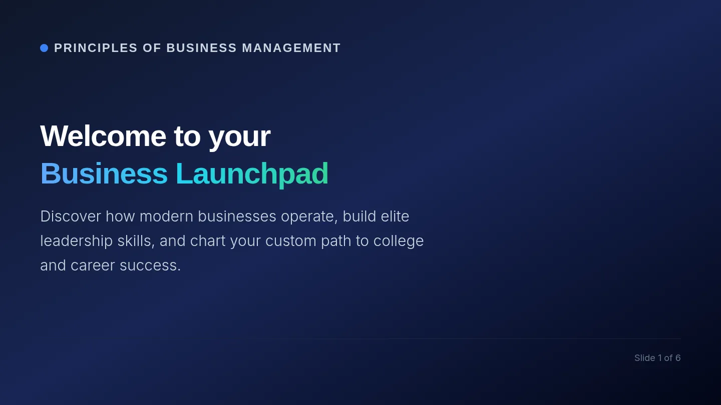 Pathway Launch Slides