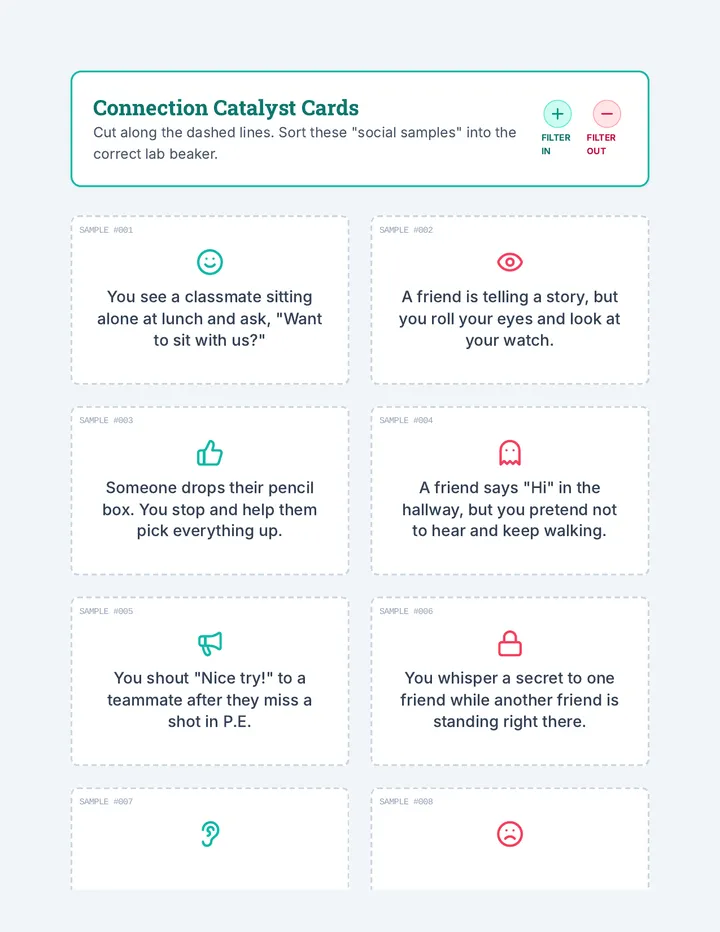 Catalyst Sorting Cards