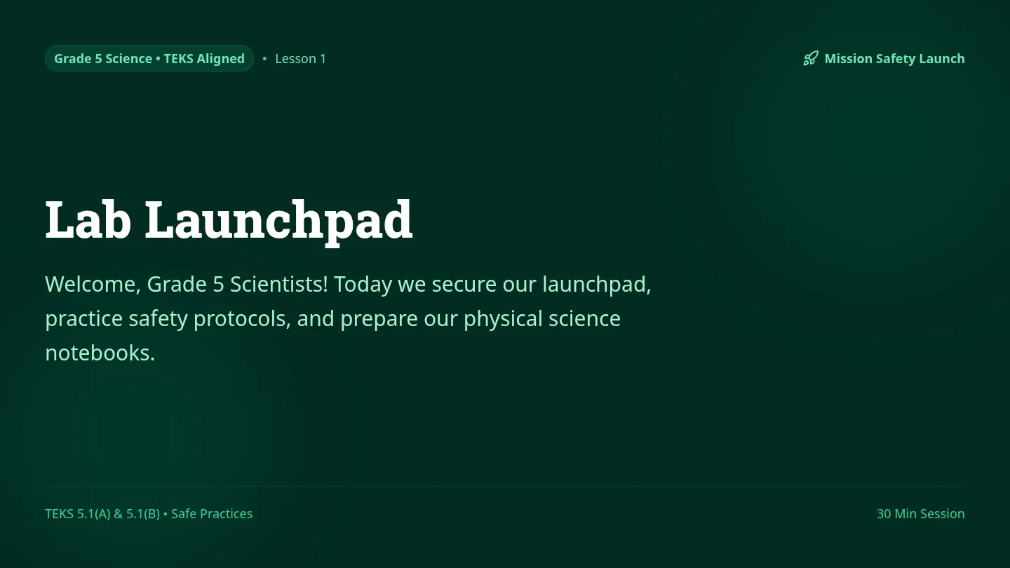 Lab Launchpad Slides