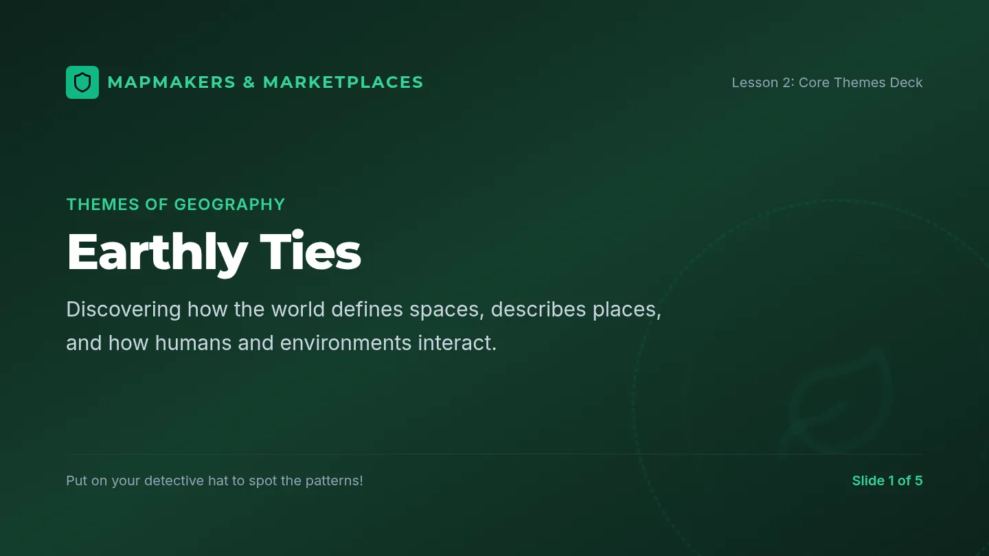 Earthly Ties Slides