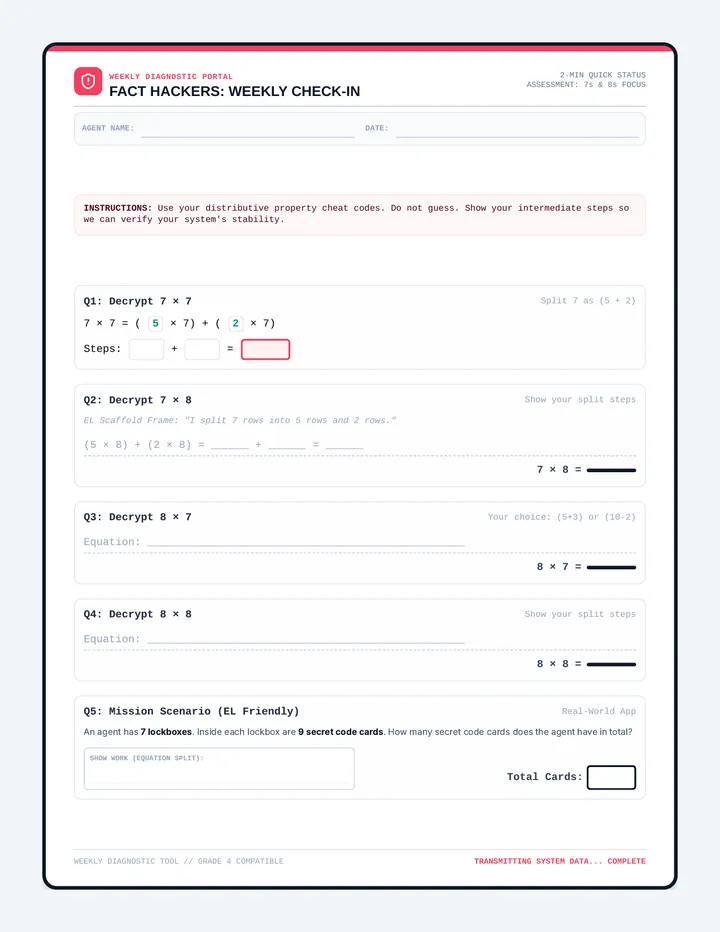 Fact Hackers Weekly Assessment