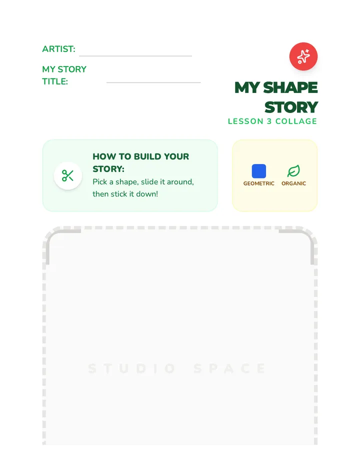 Shape Story Collage Base