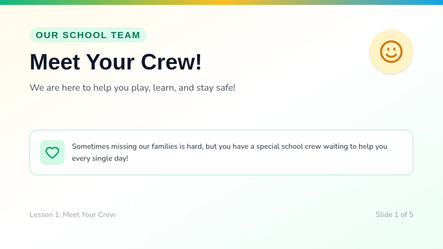 Meet the Crew Slides