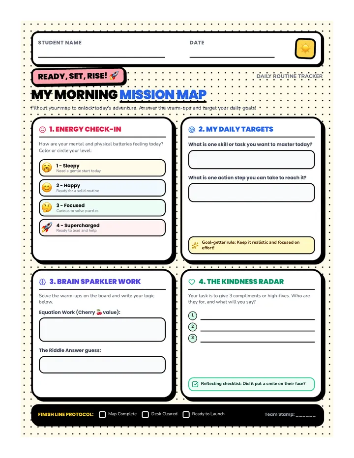 Morning Mission Map