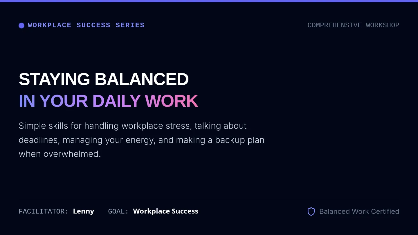 Professional Resiliency Master Slides