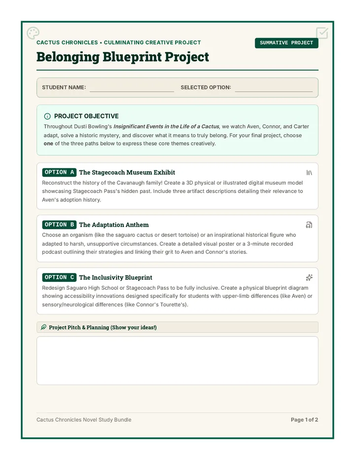 Belonging Blueprint Project Guide