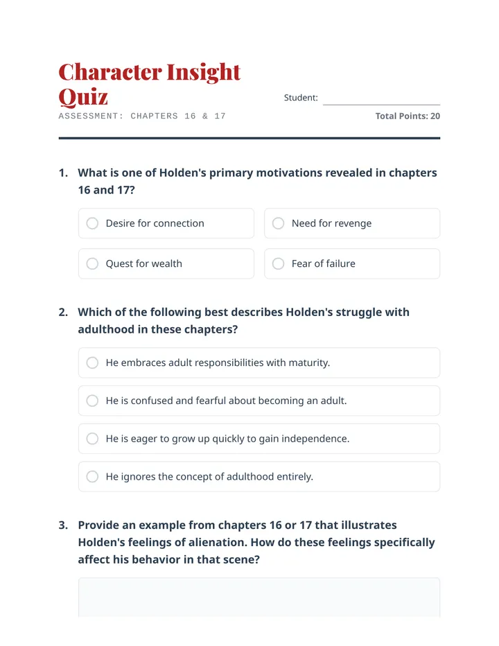 Character Insight Quiz