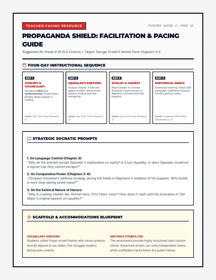 Propaganda Teacher Guide