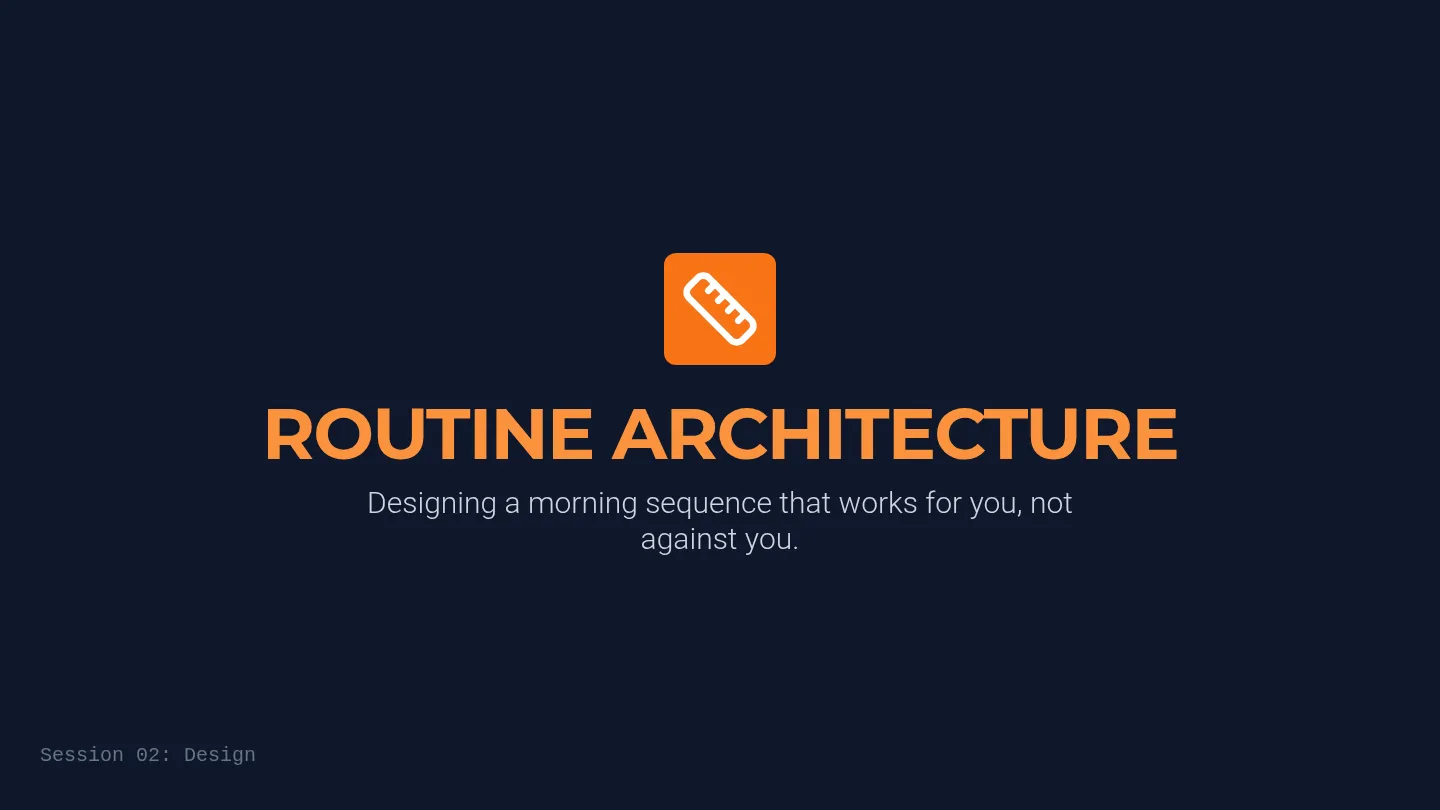 Routine Architecture Slides