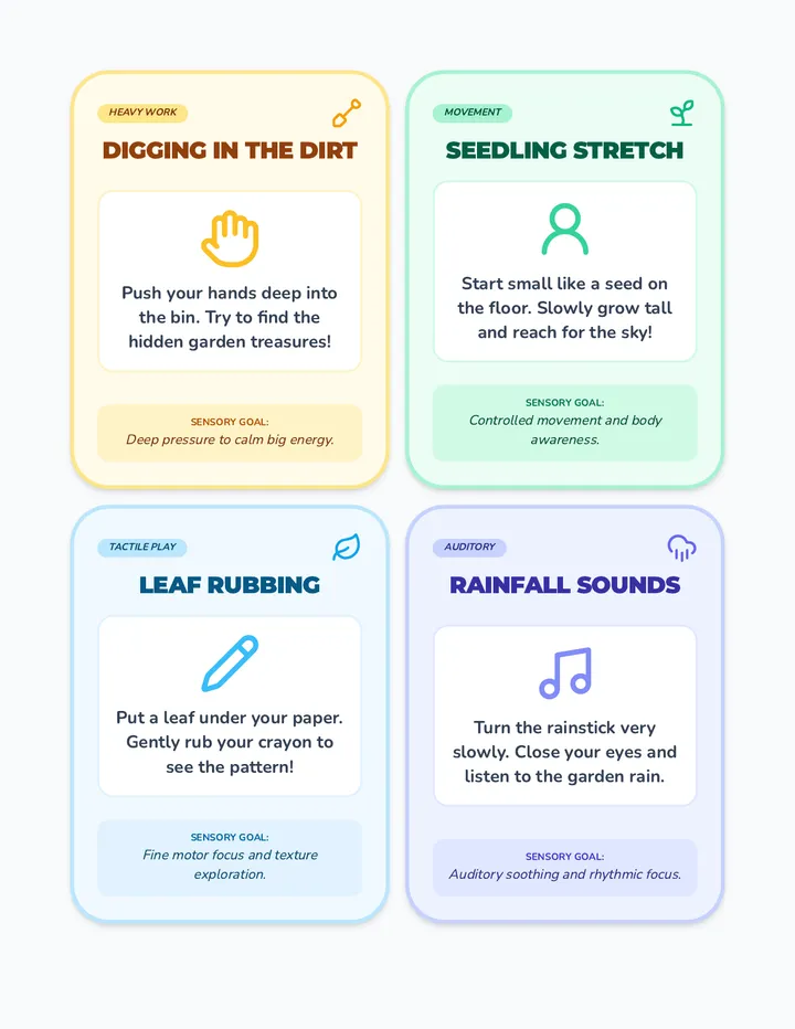 Nature Nook Activity Cards