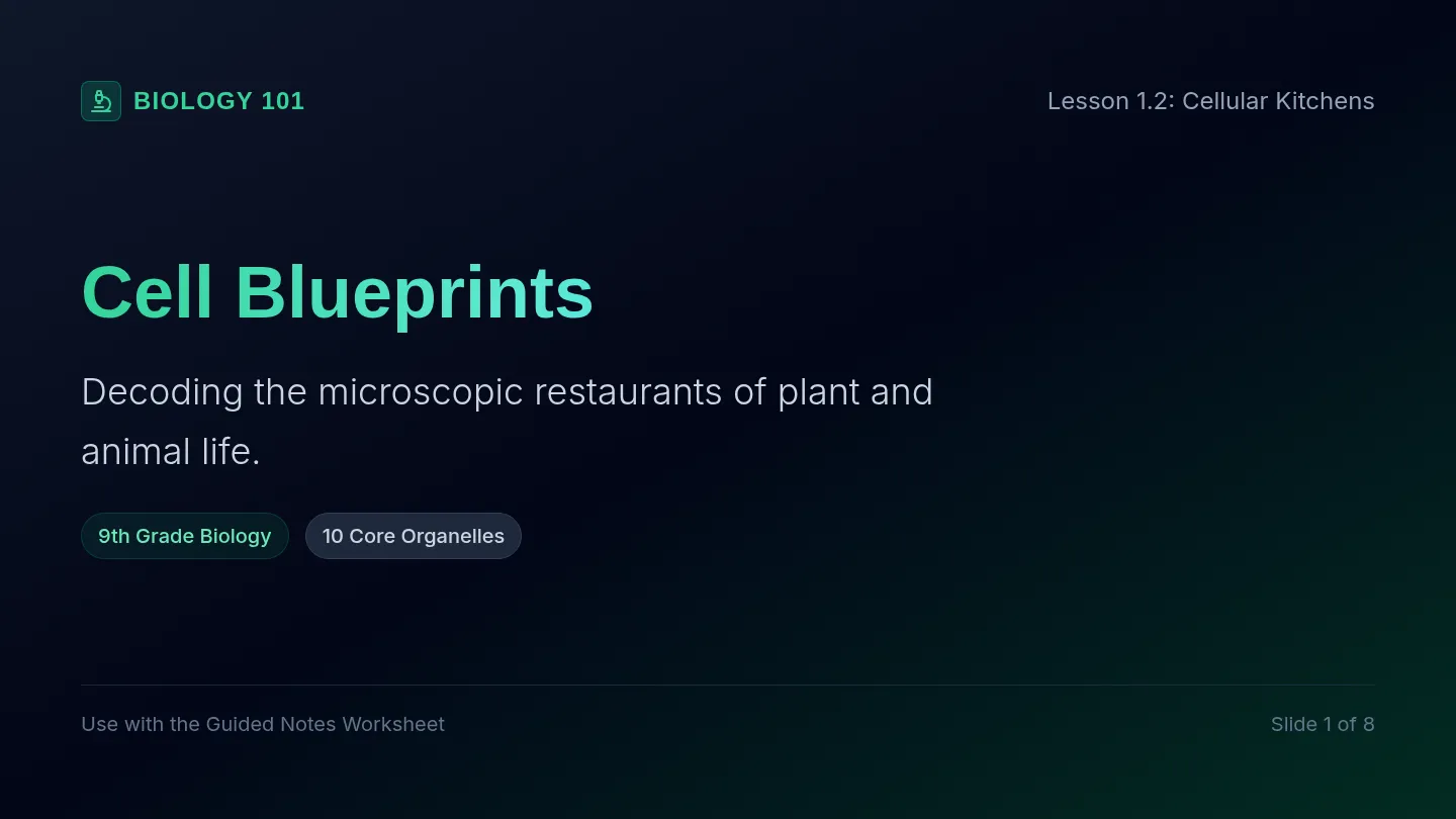 Cell Blueprints Slides
