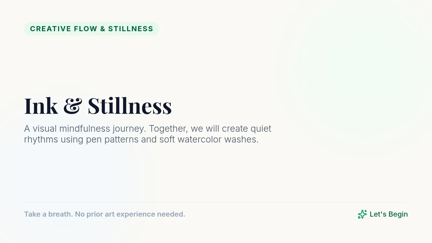 Stillness Session Slides