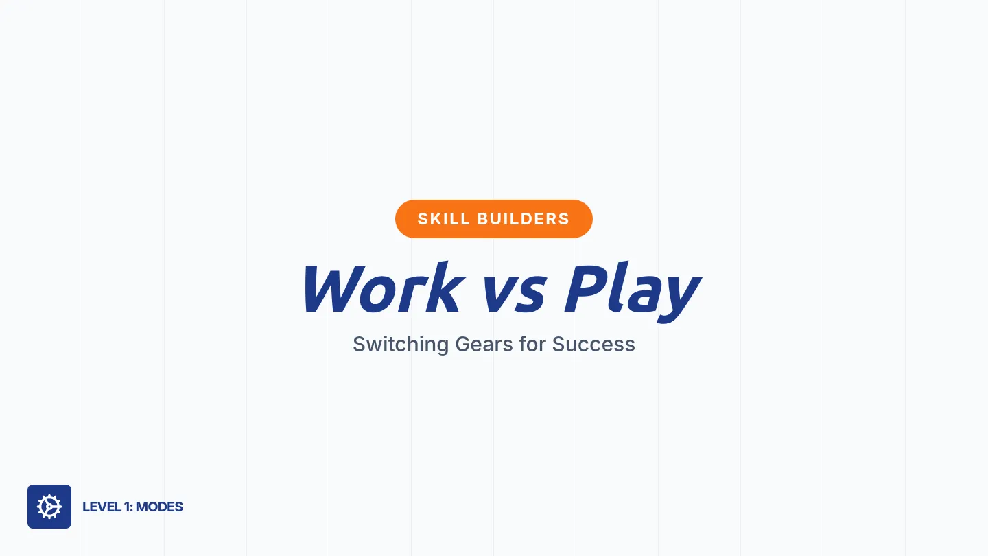 Work vs Play Slides