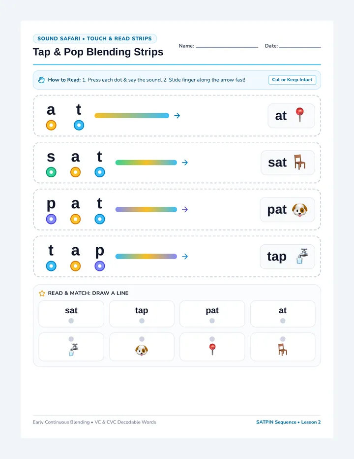 Tap Pop Blending Strips