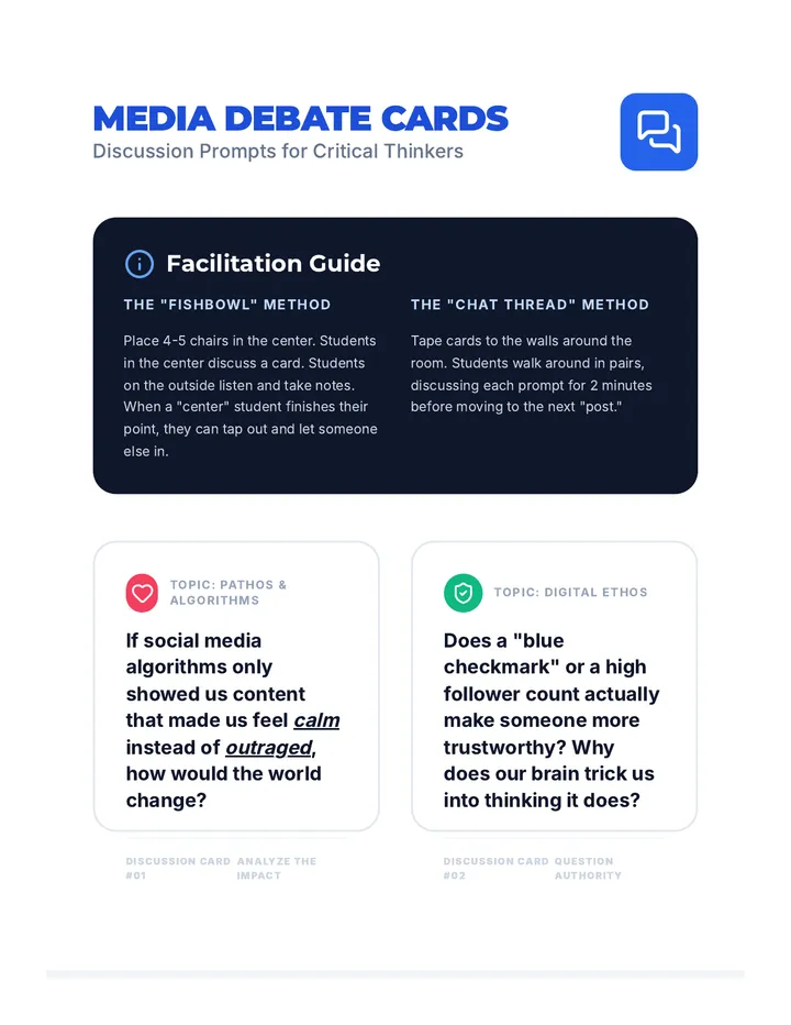 Media Debate Cards