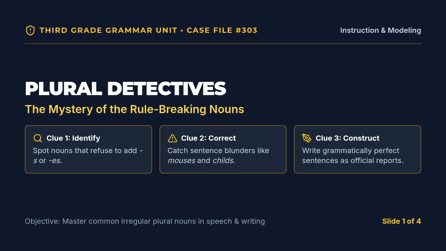 Plural Detectives Slides