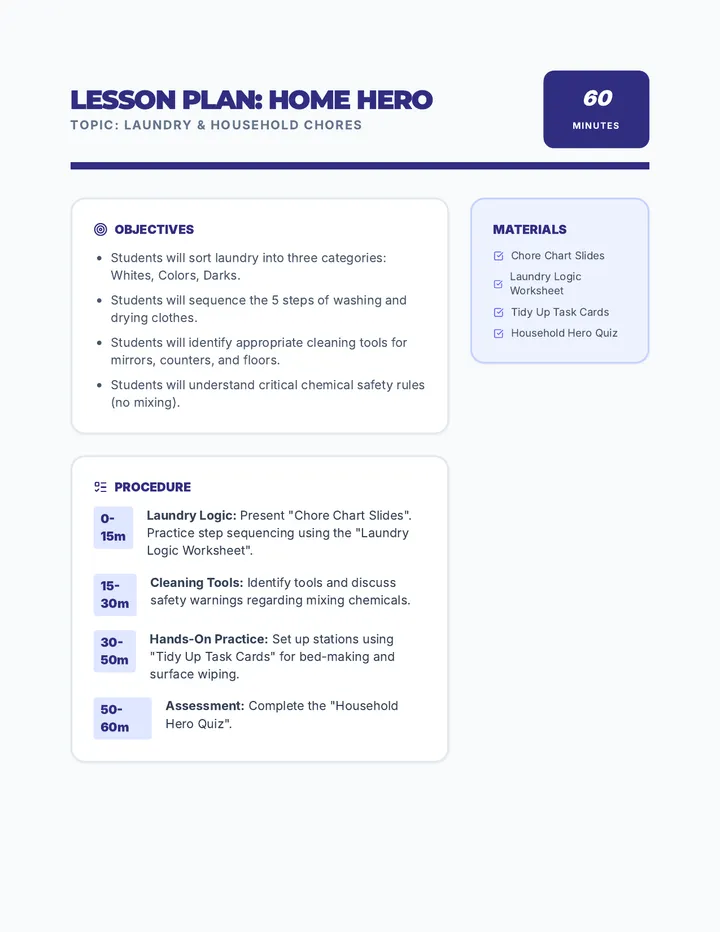 Home Hero Lesson Plan