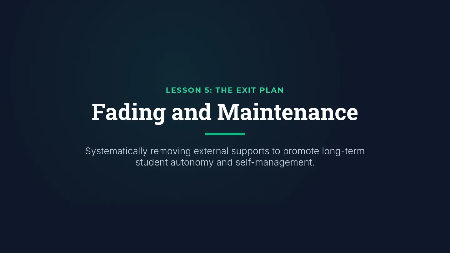 Fading Strategies Slides