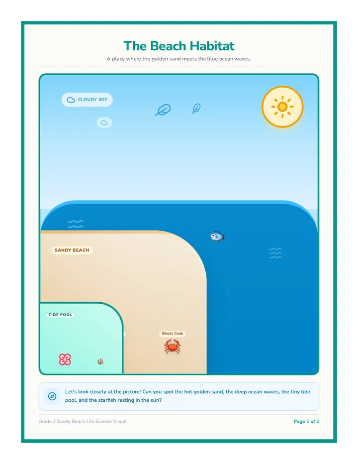Sandy Shores Anchor Chart