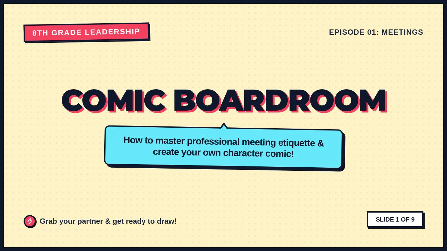 Comic Boardroom Slides