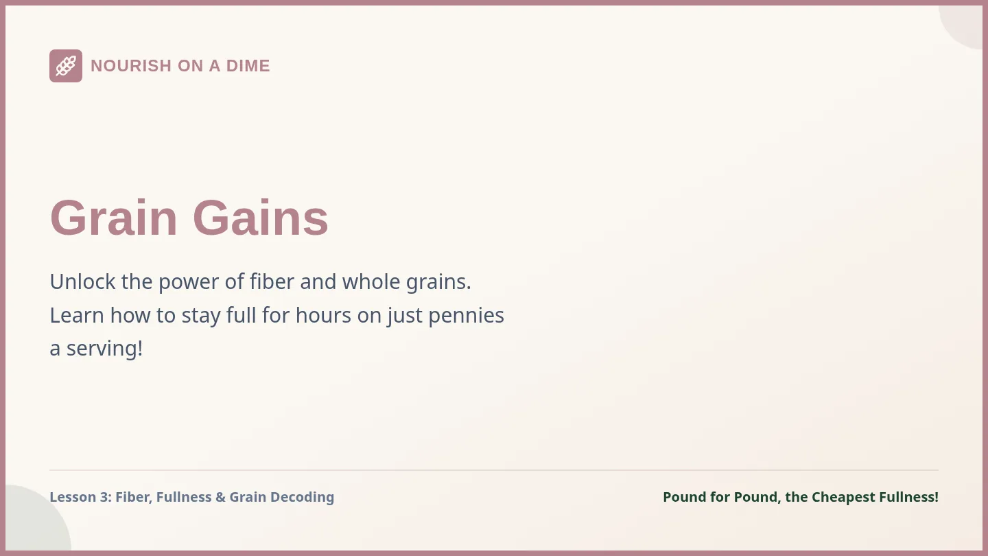 Grain Gains Slides