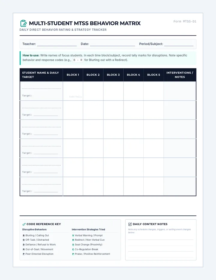 Friction Point Tracker Document