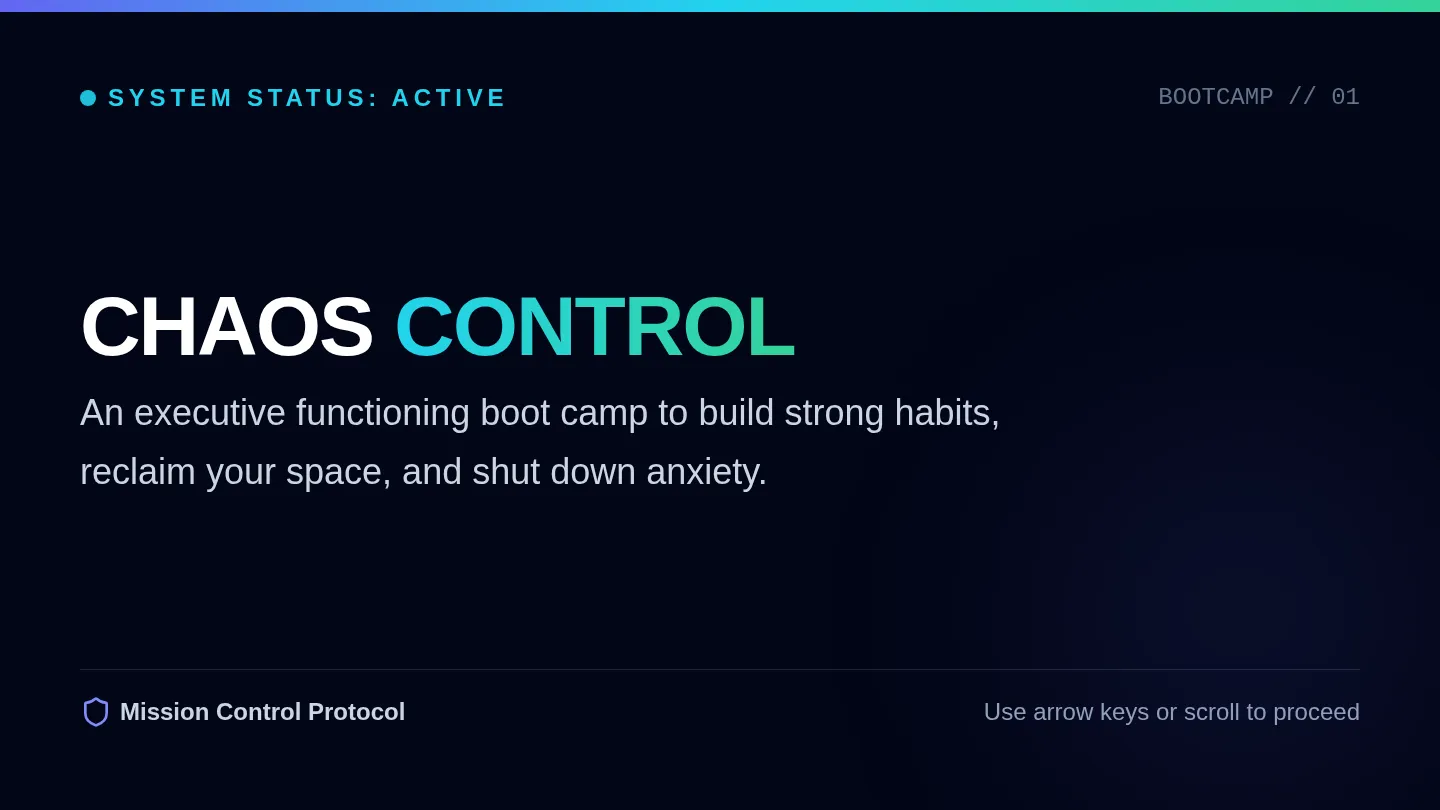 Chaos Control Slides