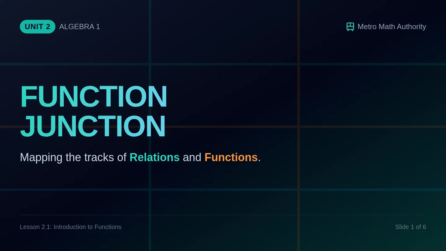 Function Junction Slides