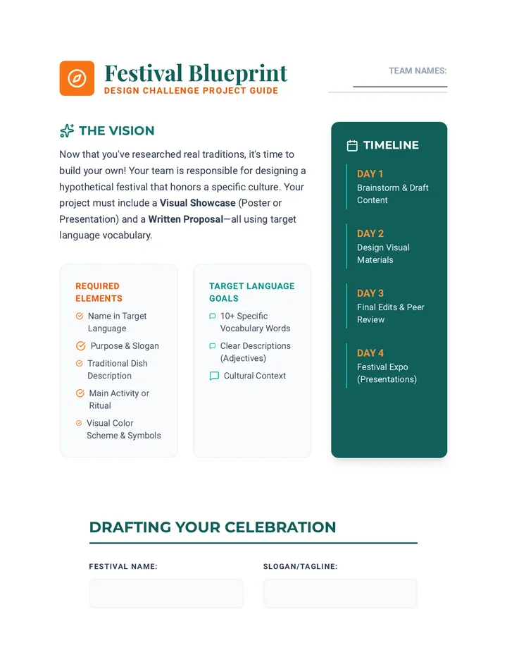 Festival Blueprint Project Guide