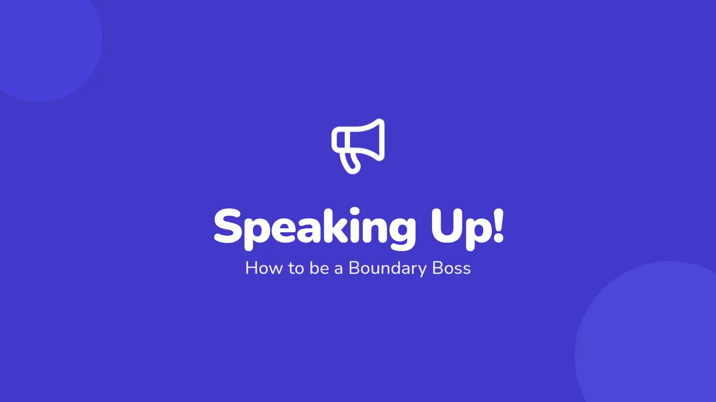 Speaking Up Slides