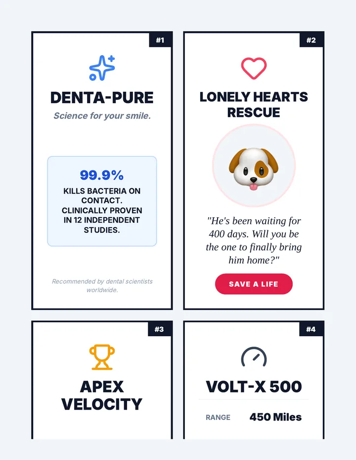 Persuasion Lab Ad Collection