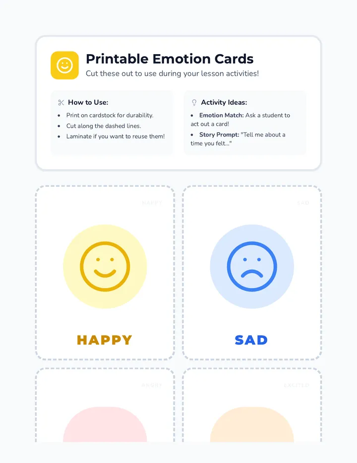 Feelings and Faces • Lesson • Lenny.com