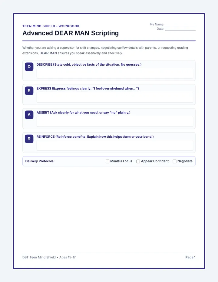Teen Interpersonal Student Workbook