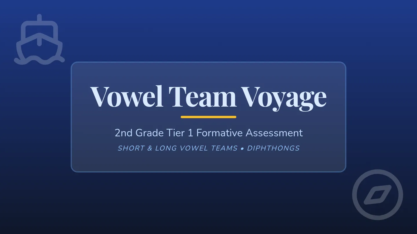 Vowel Team Voyage Slides