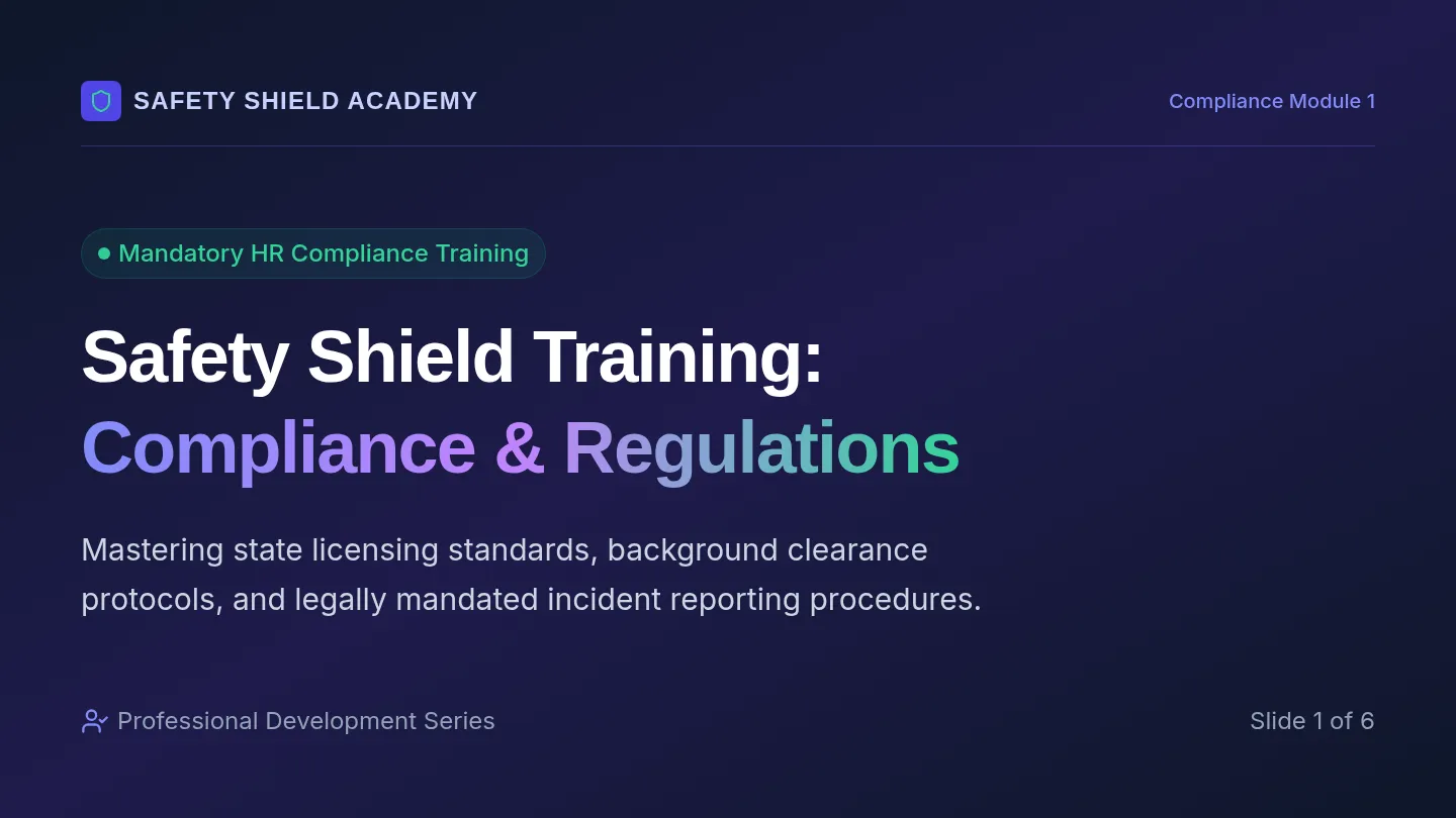 Safety Shield Slides