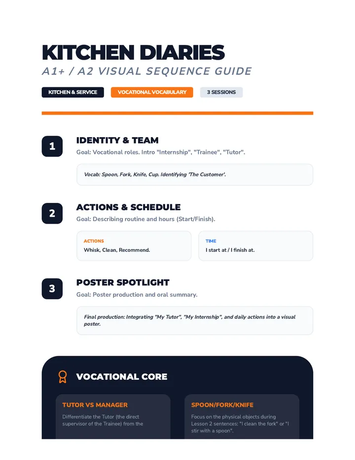 Kitchen Diaries Teacher Guide