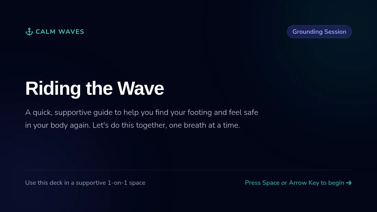 Calm Waves Presentation