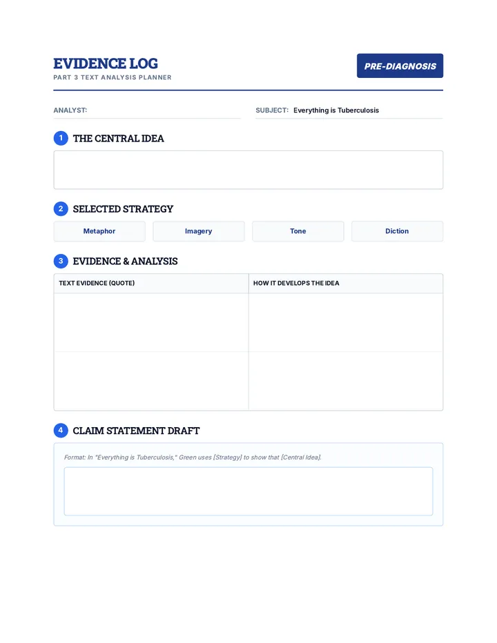 Evidence Log Organizer