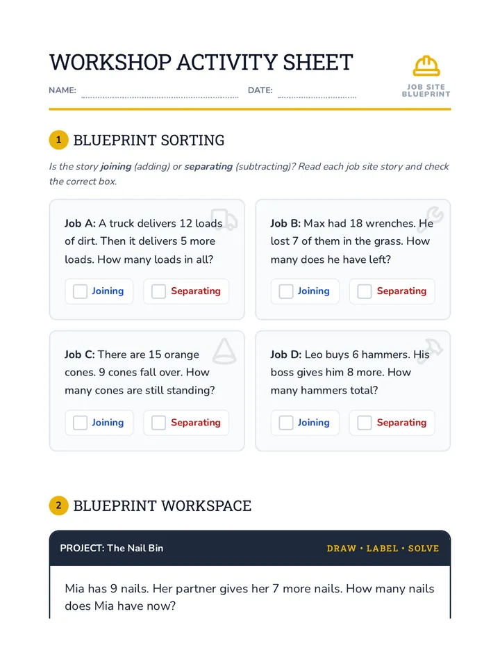Workshop Activity Sheet