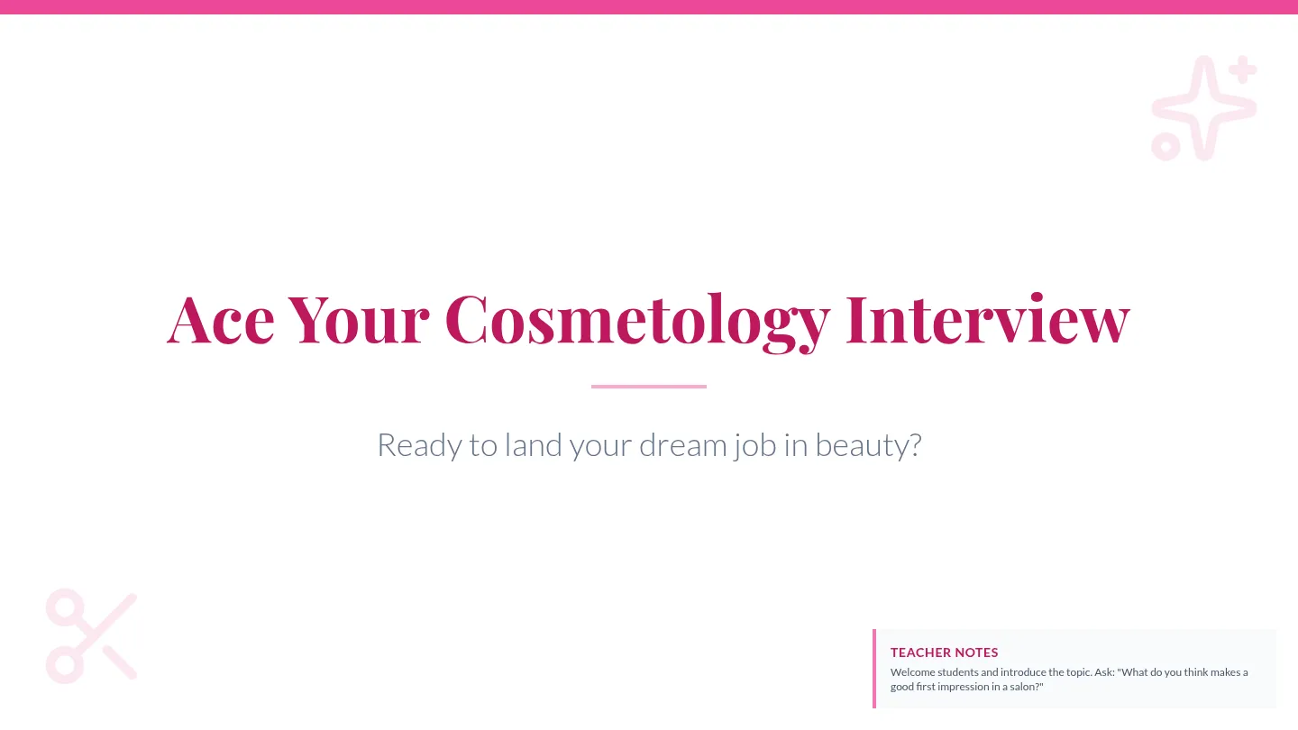 Interview Essentials Presentation Slides