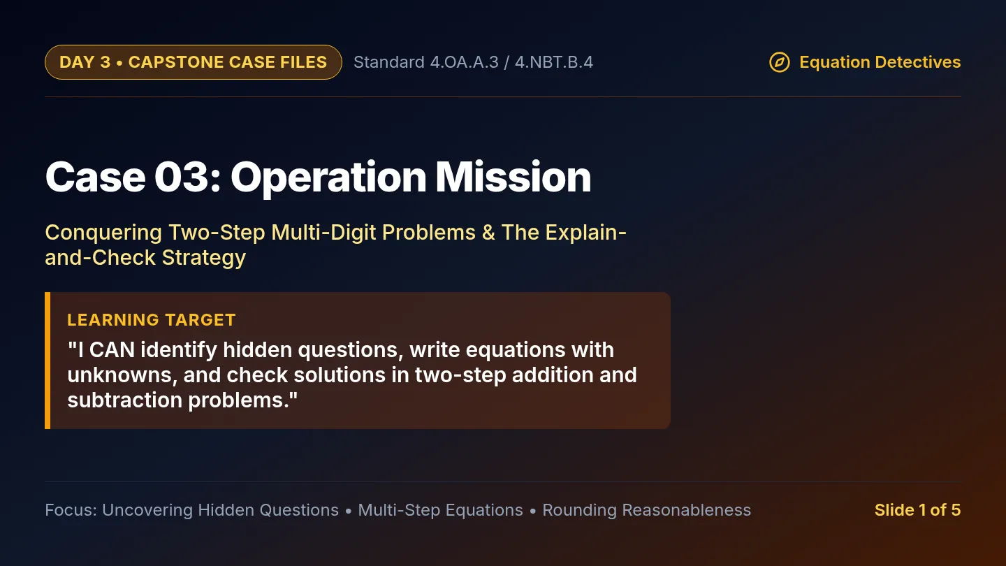 Operation Mission Slides